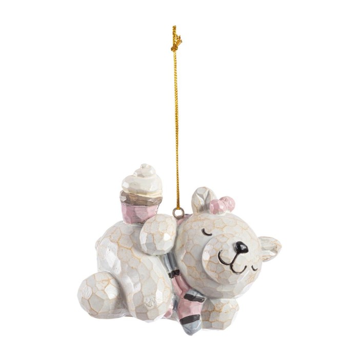 PENDENTE ORSO C CUPCAKE ROSA